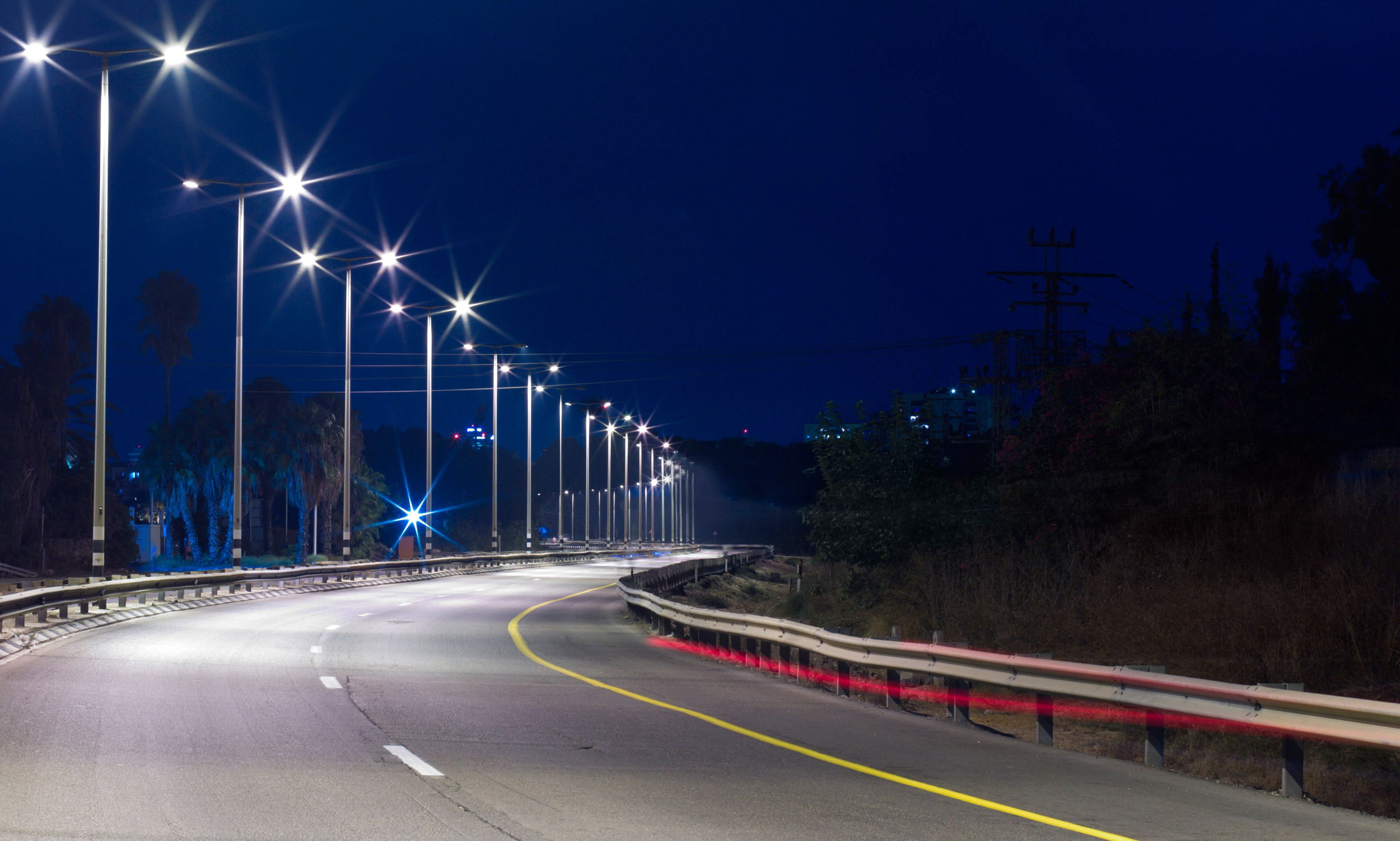 В КБР установят освещение на 25 км автомобильных дорог