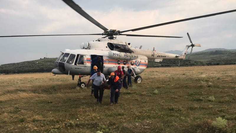  Пострадавшие в горах московские туристы доставлены в больницу Нальчика