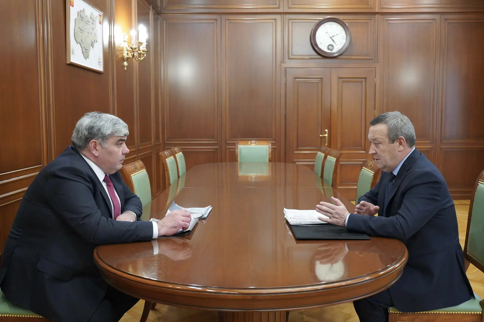 Казбек Коков провел рабочую встречу с главой администрации Урванского района