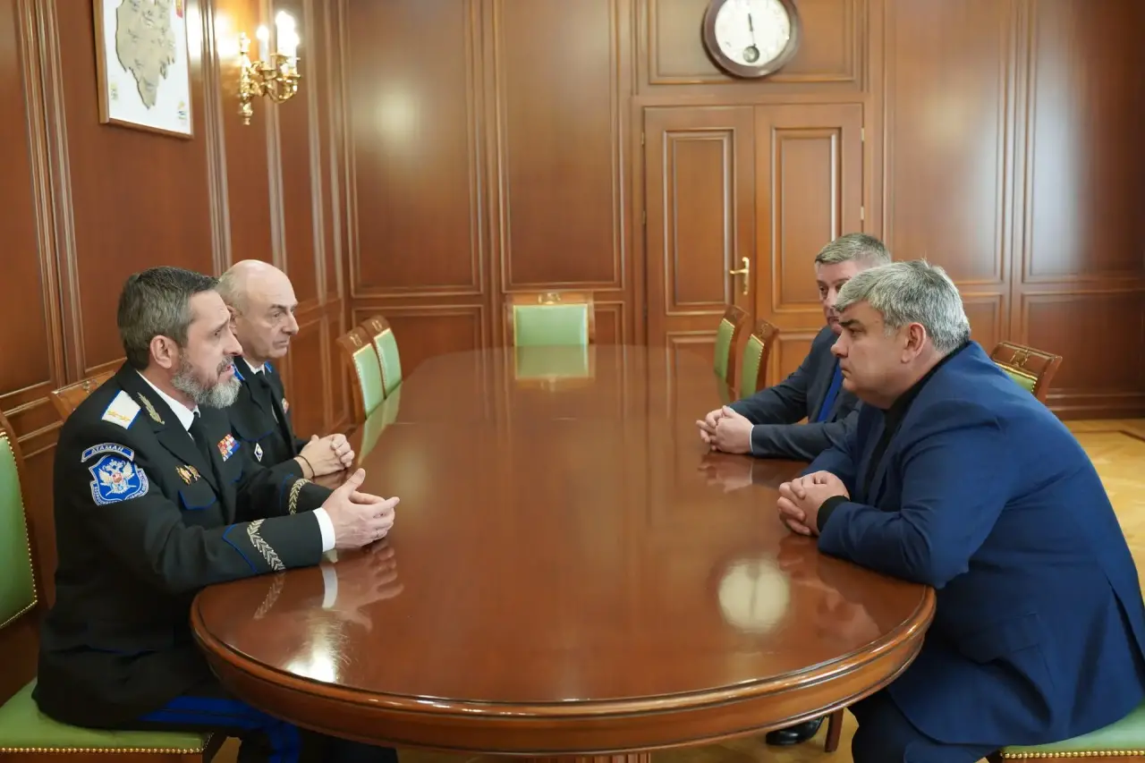 Казбек Коков встретился с казачьими атаманами