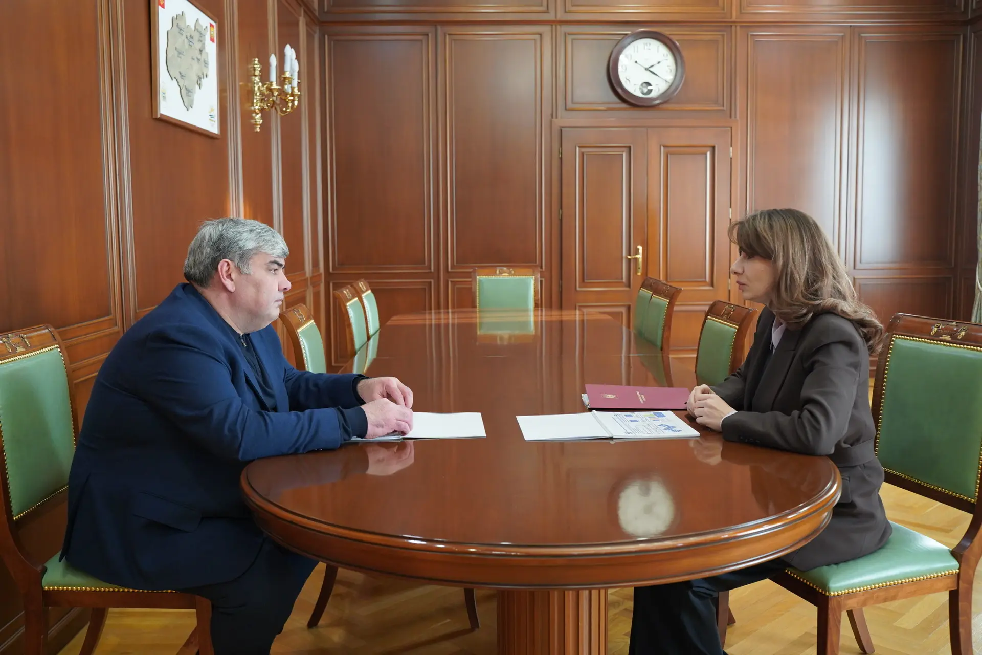 Казбек Коков встретился с директором Территориального фонда ОМС КБР