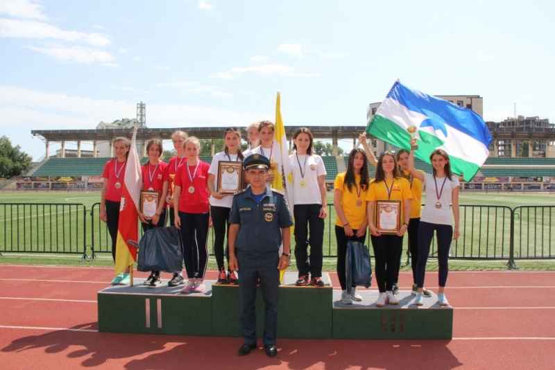 Девушки из КБР быстрее всех развертываются