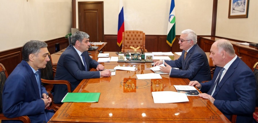 Казбек Коков провел встречу с руководством холдинга «Росэлектроника» Госкорпорации Ростех