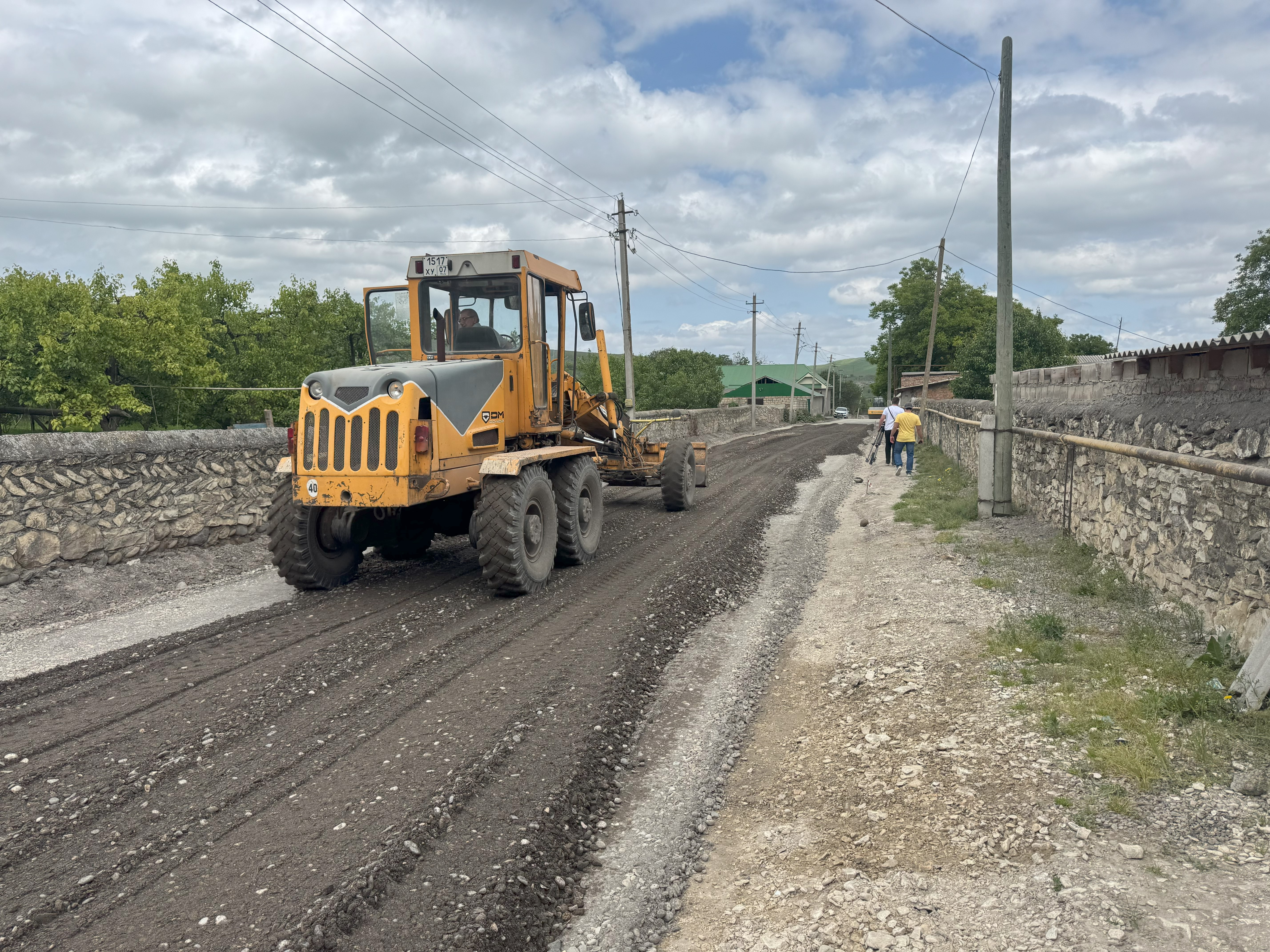 В Сармаково ремонтируют дорогу