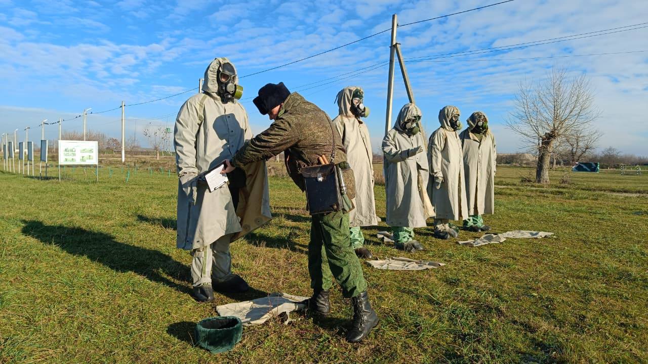 Пограничники провели практические занятия для новобранцев осеннего призыва