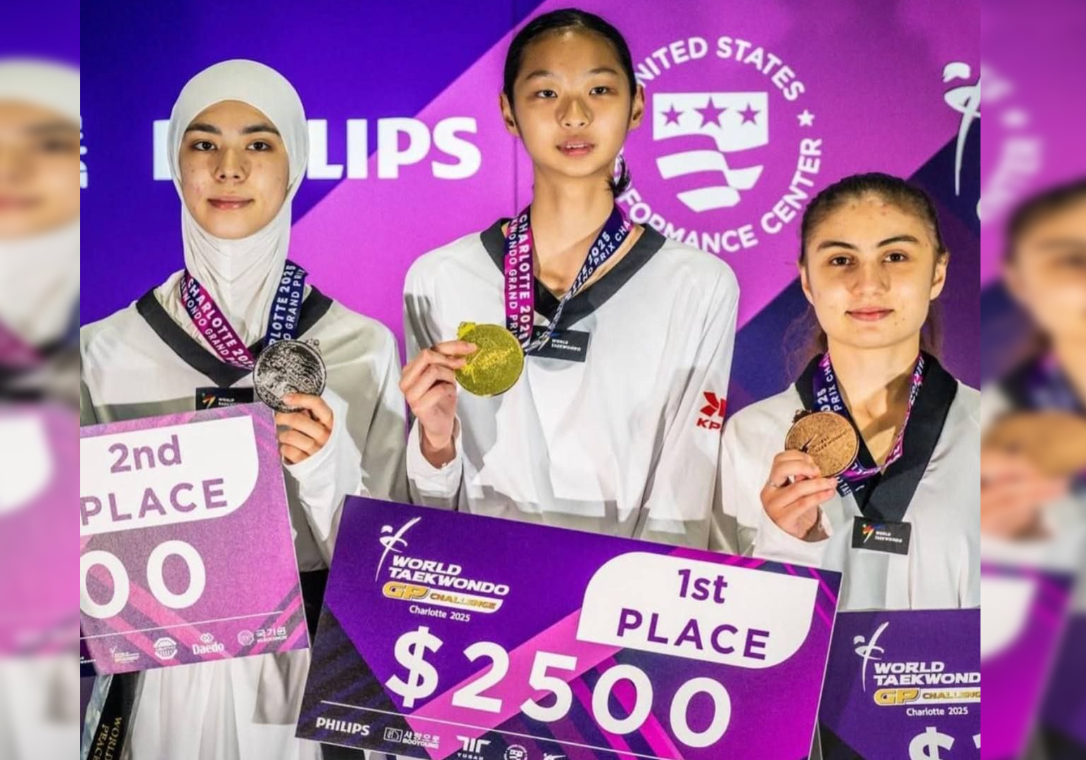 Боец из Кабардино-Балкарии завоевал бронзу на турнире по тхэквондо в США