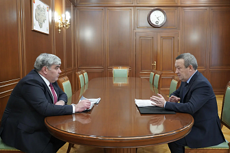 Казбек Коков провел рабочую встречу с главой администрации Урванского района