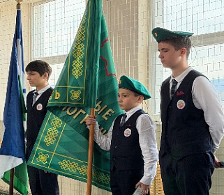 17 лицеистов посвящены в кадеты класса пограничной направленности