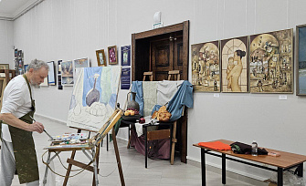 Мастер-класс по живописи на фестивале «Гардарика Кавказ»  