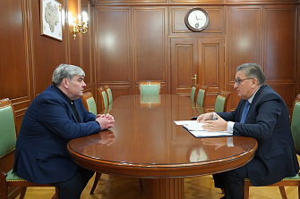 Казбек Коков встретился с руководителем филиала фонда «Защитники Отечества» по КБР