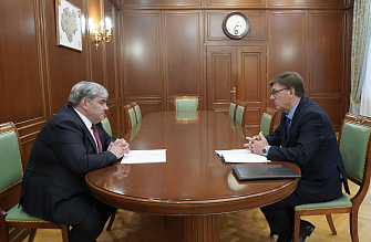 Казбек Коков встретился с главой администрации Терского района