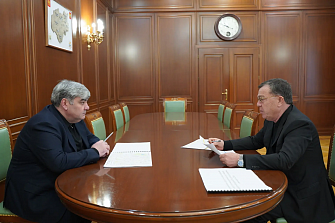 Казбек Коков встретился с министром транспорта и дорожного хозяйства республики