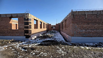 В Баксаненке продолжается строительство детского сада