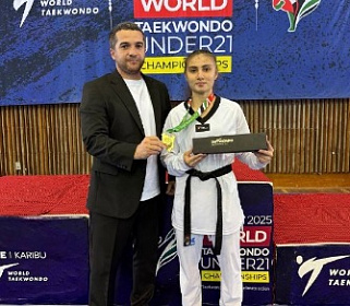 Российская тхэквондистка Милана Бекулова стала чемпионкой мира 