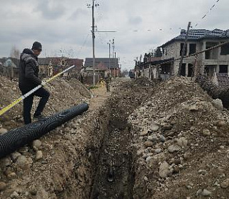 В Баксане прокладывают новый коллектор