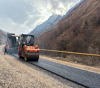 В Кабардино-Балкарии продолжается реконструкция автодороги 