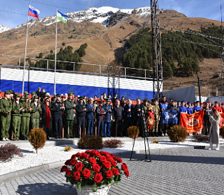 В Приэльбрусье предали земле героев «Заоблачного фронта»  